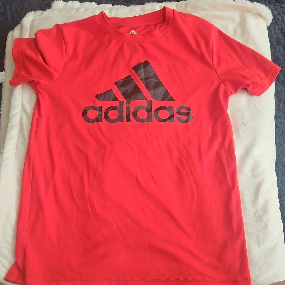 Adidas Red Short Sleeve Tee